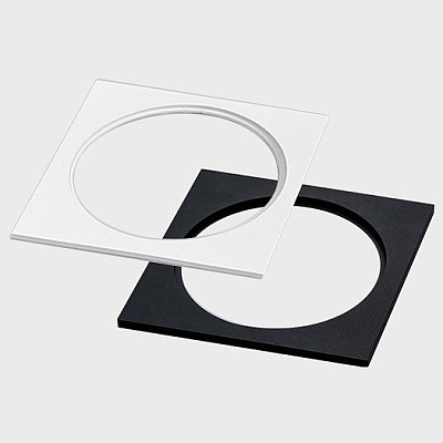 Рамка на 1 светильник Italline IT08 IT08-8037 black 400_400_2161899