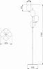Торшер Eurosvet Loona 01161/4 латунь 100_100_1813485