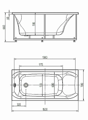 Альфа 150 (только ванна с уп.) 400_400_2735799