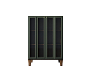 Шкаф-буфет "Andersen" малый с рифлеными стеклами арт AN18/1 250_100_Array