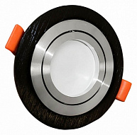 Встраиваемый светильник LUMINA DECO Duka LDC 8062-D90 BK+SL 500_191_3155057