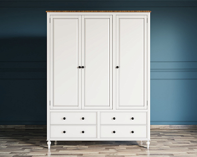 Шкаф трехстворчатый "Odri" с ящиками арт od2127KR3 400_400_1934874