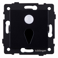 Заглушка для поста с подсветкой, без рамки Kollinger  REA-044BK 500_191_3123550