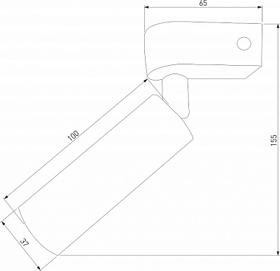 Бра Eurosvet Pitch 20143/1 LED черный 400_400_1812702