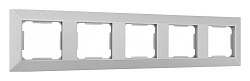 Рамка на 5 постов Arte Milano am-503.03 503.03-5.silver 250_100_Array