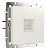 Розетка Ethernet RJ-45 без рамки Werkel перламутровый рифленый W1181013 100_100_1881937