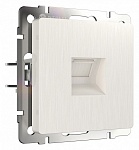 Розетка Ethernet RJ-45 без рамки Werkel перламутровый рифленый W1181013 250_100_1881937