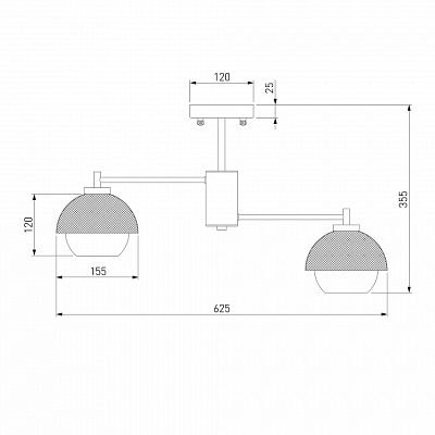 Люстра на штанге Eurosvet Nocciola 70106/6 черный 400_400_1810104