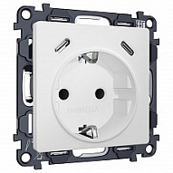 Розетка с заземлением и 2хUSB type C, без рамки Ambrella Volt ALFA MA130510 500_191_2307964