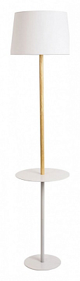 Торшер с полкой Arte Lamp Connor A2102PN-1WH 400_400_1822459