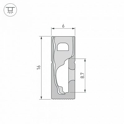 Профиль для плинтусов гибкий Arlight WPH-FLEX 045788 400_400_1903957