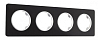 Рамка на 4 поста Arte Milano am-502.13 502.13-4.black 100_100_2303064