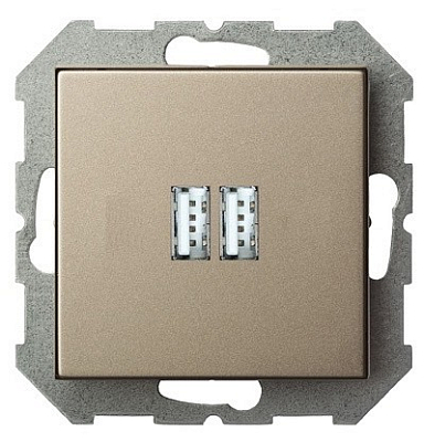 Розетка 2хUSB type A без рамки LIREGUS EPSILON 28-3242 400_400_2205275