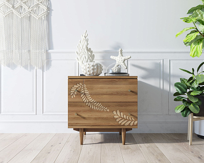 Комод "Boho" 2 ящика с растением арт BH05 400_400_1936554