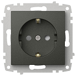Розетка с заземлением и со шторкой, без рамки Elbi Eleсtriс Zena Vega 609-011100-243 250_100_2195274