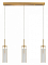 Подвесной светильник Indigo Torcia 11038/3P Brass