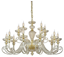 Подвесная люстра Newport ANNETTE 8620+5/C mat.soft gold clear 500_191_3070219