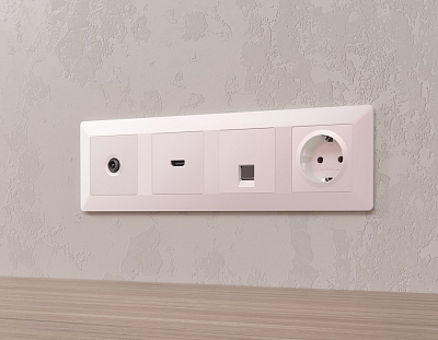 Накладка для ТВ-розетки Ambrella Volt ALFA AP2130 400_400_2040237