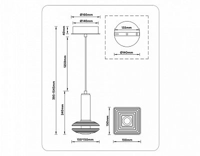 Подвесной светильник Ambrella Light LH LH31003 400_400_2030742