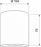 Накладной светильник Elektrostandard DLR026 a063934 250_100_1776052