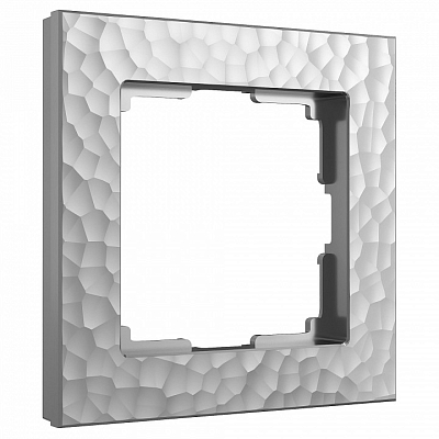 Рамка на 1 пост Werkel Hammer серебряный W0012406 400_400_2128313