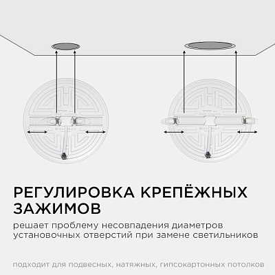 Встраиваемый светильник Apeyron Electrics  06-111 400_400_3145789