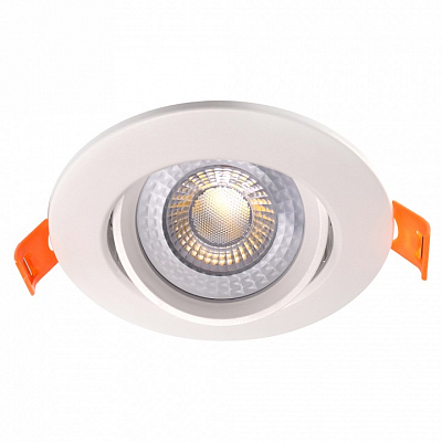 Встраиваемый светильник Jazzway  PSP-R 9044 7W 3000K 38° White  IP40 400_400_2870261