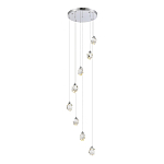 SL6114.103.08 Светильник подвесной ST-Luce Хром/Прозрачный LED 8*3W 3000K КАСКАТО 250_100_Array