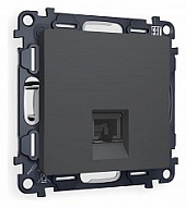 Розетка телефонная RJ-11 со штрокой, без рамки Ambrella Volt ALFA MA912030 500_191_2307109
