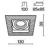 Встраиваемый светильник Technical DL003-01-W 100_100_2438145