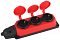 Колодка Эра  K-3e-RED-IP44