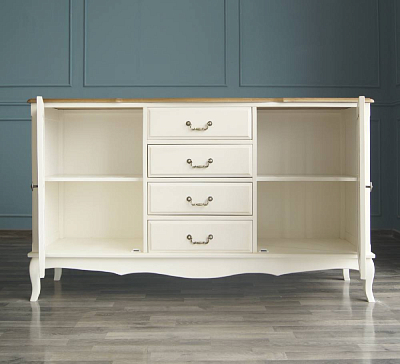 Бежевый комод "Леонтина (Leontina)" с дверками и ящиками арт LT51 400_400_3190097