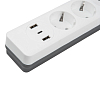 Сетевой фильтр Uniel S-GSR4-3 U2C1 WHITE/GREY UL-00012108 100_100_3083425