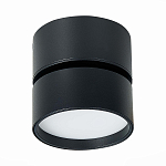 ST651.442.09 Светильник потолочный поворотный Черный LED 1*9W 4000K 720Lm Ra>90 120° IP20 D85xH87 17 Накладные светильники 250_100_2952943