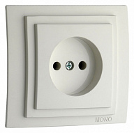 Розетка без заземления, без рамки Mono Electric Despina / Larissa 500-001922-116 500_191_3235167