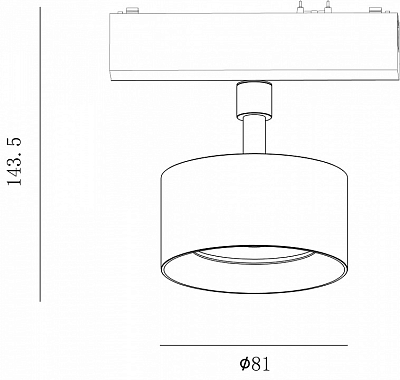 Светильник на штанге SWG PRO SLIM SL-SLIM-FTSWH-10-CCT 400_400_2850061