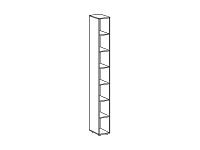 Стеллаж узкий Modus 693811 250_100_2075454