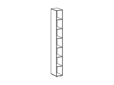 Стеллаж узкий Modus 693811 400_400_2075454