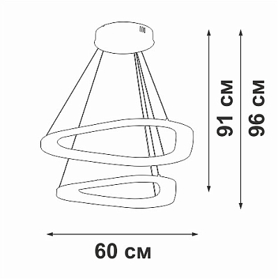 Подвесной светильник Vitaluce V2692 V2692-1/2S 400_400_1820231
