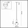 Подвесной светильник Odeon Light Okia 4668/1 100_100_1724699