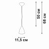 Подвесной светильник Vitaluce V2857 V2857-0/1S 100_100_1820551