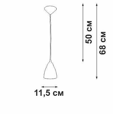 Подвесной светильник Vitaluce V2857 V2857-0/1S 400_400_1820551