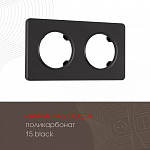 Рамка на 2 поста Arte Milano am-502.15 502.15-2.black 250_100_2168436