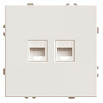 Розетка двойная Ethernet RJ-45 без рамки Stekker Эмили 49900 250_100_518256