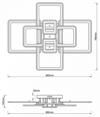 Потолочная люстра Escada Plain 10286/8LED 400_400_1944883