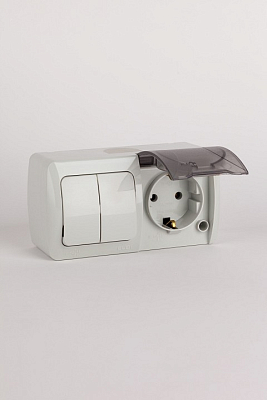 Блок с розеткой и выключателем Elbi Eleсtriс Eva 554-011500-922 400_400_2040705