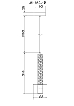 Подвесной светильник Moderli Alto V11952-1P 250_100_3095990