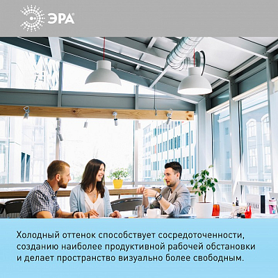 Лампа светодиодная Эра Стандарт E27 25Вт 6000K LED A65-25W-860-E27 400_400_2474269