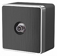 ТВ-розетка Werkel Gallant (графит рифленый) W5083004 500_191_2261443