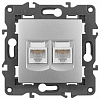 Розетка Ethernet RJ-45 без рамки Эра Эра Elegance 14-3108-03 100_100_2400914